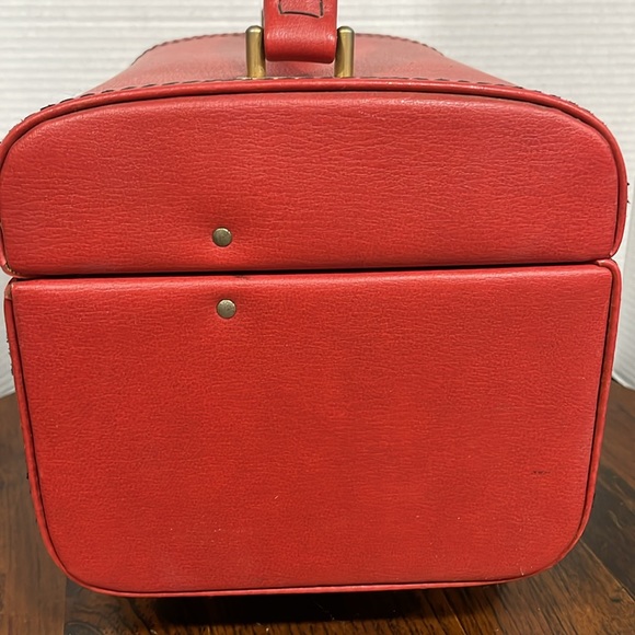 Vintage train cosmetic bag - Picture 4 of 12